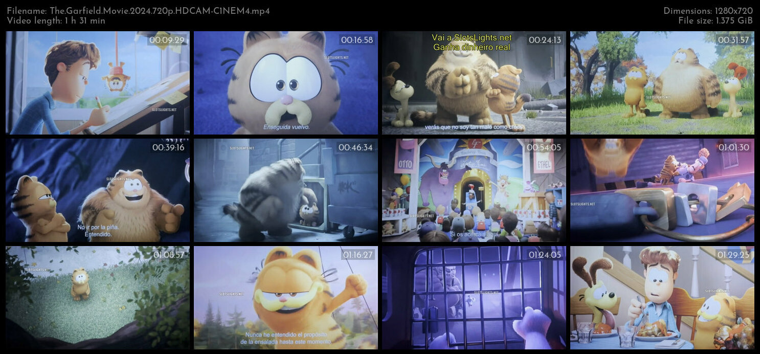 The Garfield Movie 2024 720p HDCAM C1NEM4