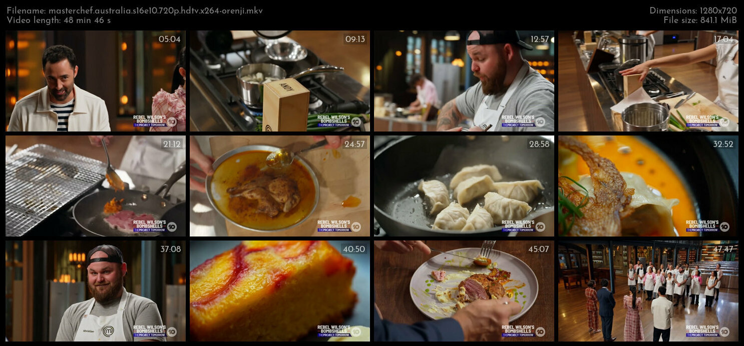 MasterChef Australia S16E10 720p HDTV x264 ORENJI TGx