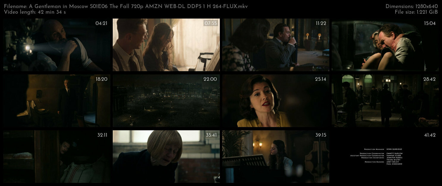 A Gentleman in Moscow S01E06 The Fall 720p AMZN WEB DL DDP5 1 H 264 FLUX TGx