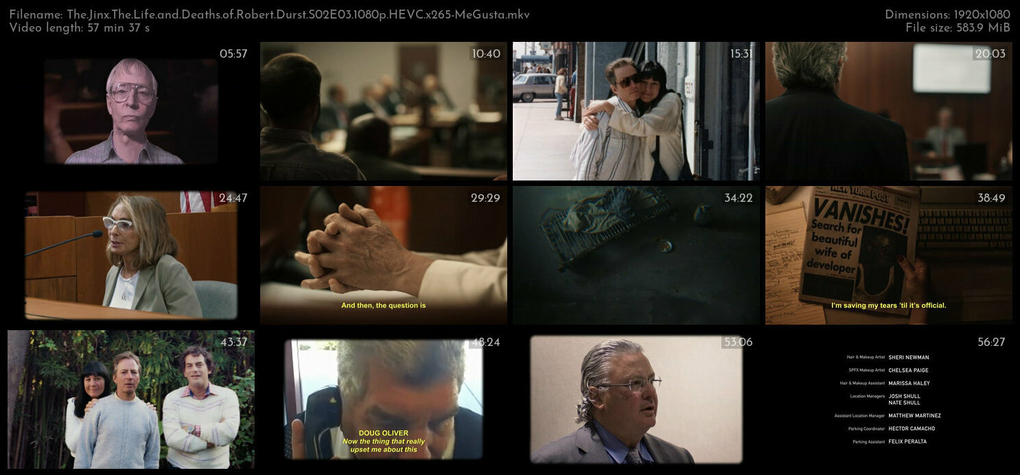 The Jinx The Life and Deaths of Robert Durst S02E03 1080p HEVC x265 MeGusta TGx