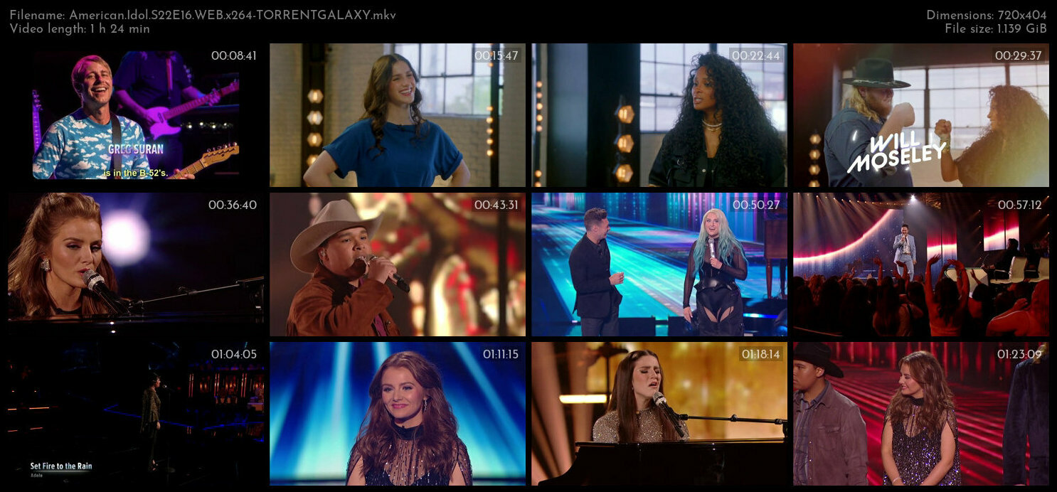 American Idol S22E16 WEB x264 TORRENTGALAXY