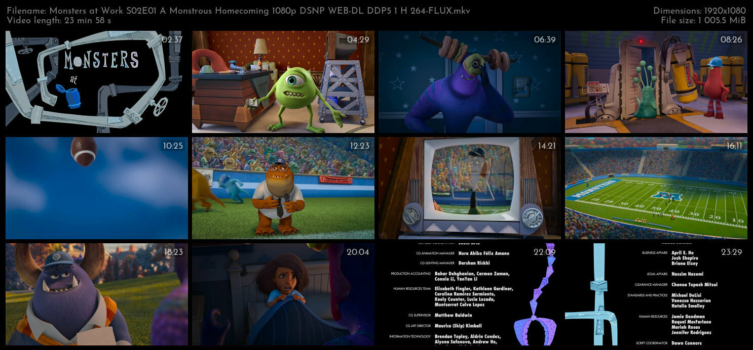 Monsters at Work S02E01 A Monstrous Homecoming 1080p DSNP WEB DL DDP5 1 H 264 FLUX TGx