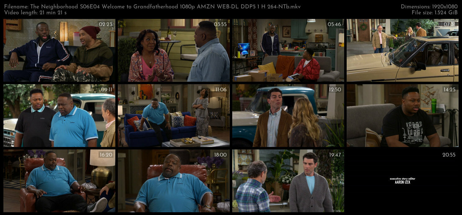 The Neighborhood S06E04 Welcome to Grandfatherhood 1080p AMZN WEB DL DDP5 1 H 264 NTb TGx