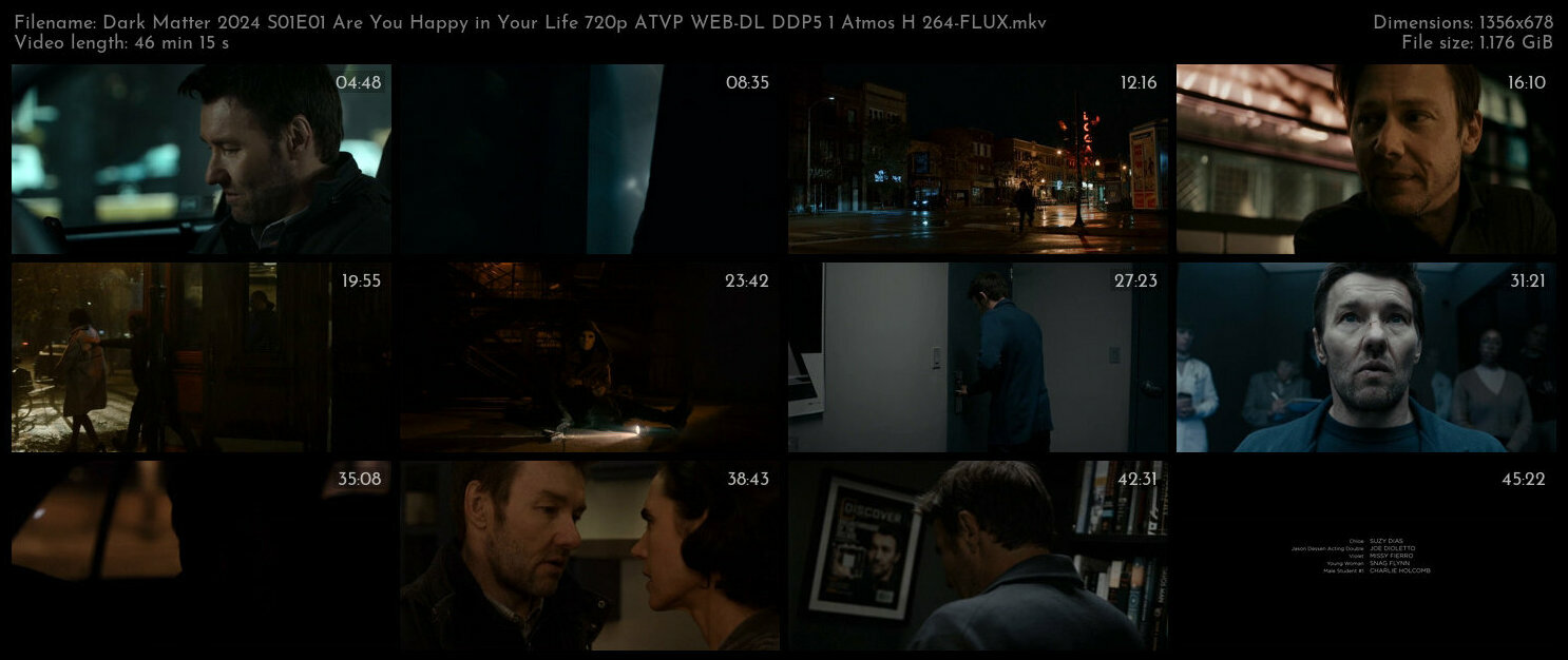 Dark Matter 2024 S01E01 Are You Happy in Your Life 720p ATVP WEB DL DDP5 1 Atmos H 264 FLUX TGx