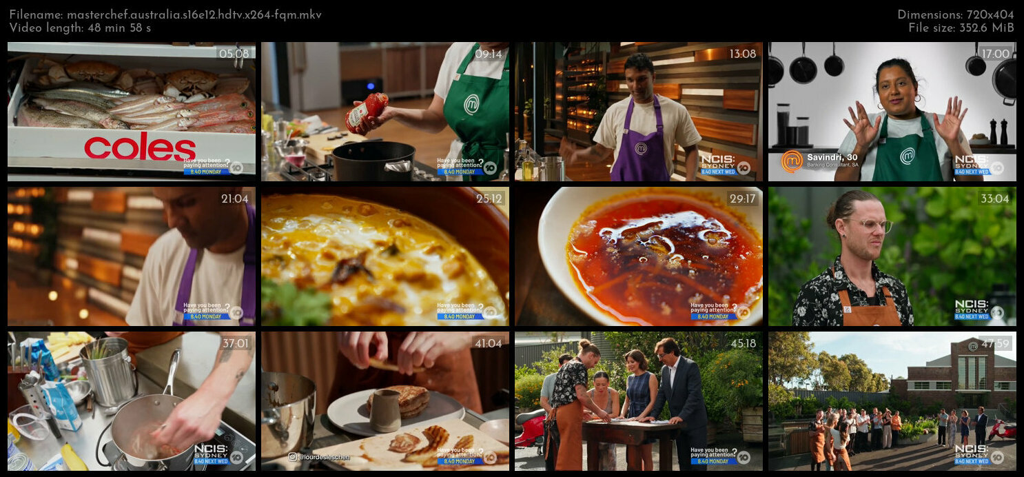 MasterChef Australia S16E12 HDTV x264 FQM TGx