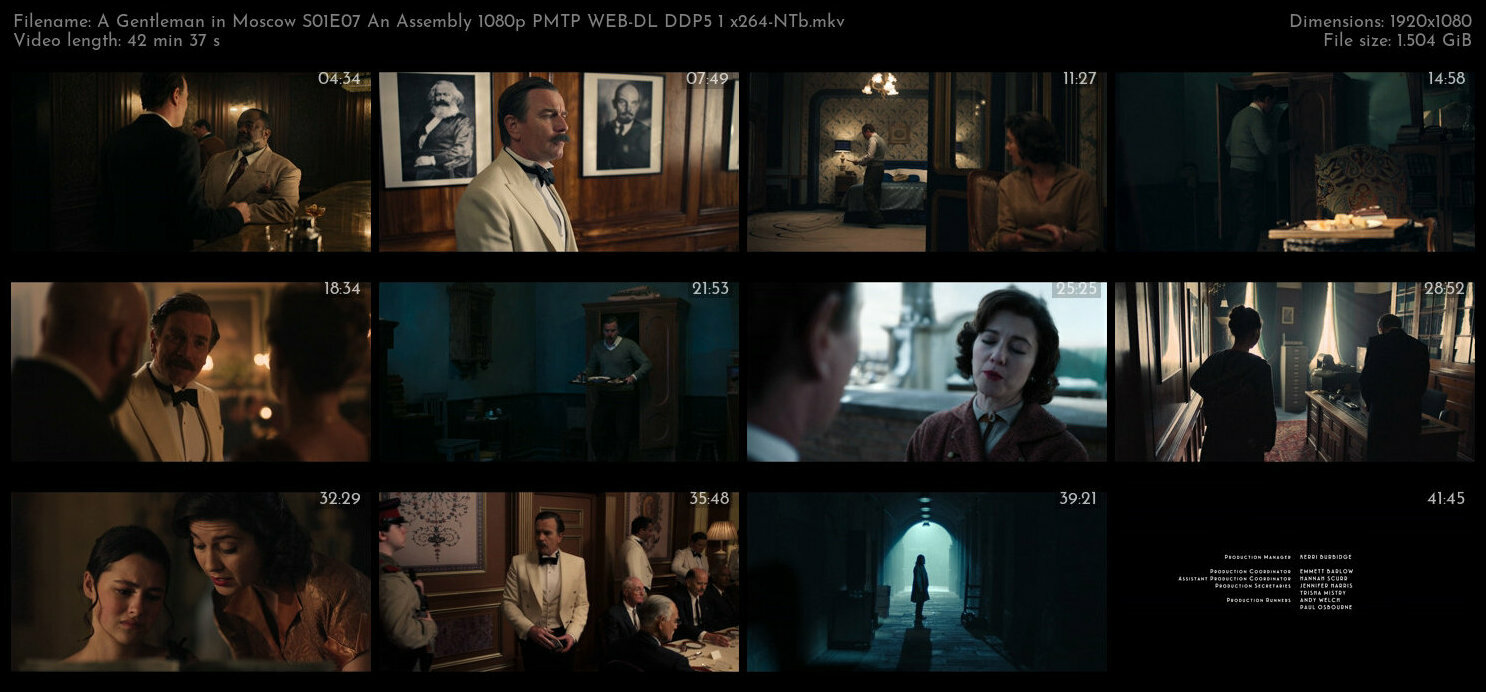 A Gentleman in Moscow S01E07 An Assembly 1080p PMTP WEB DL DDP5 1 x264 NTb TGx