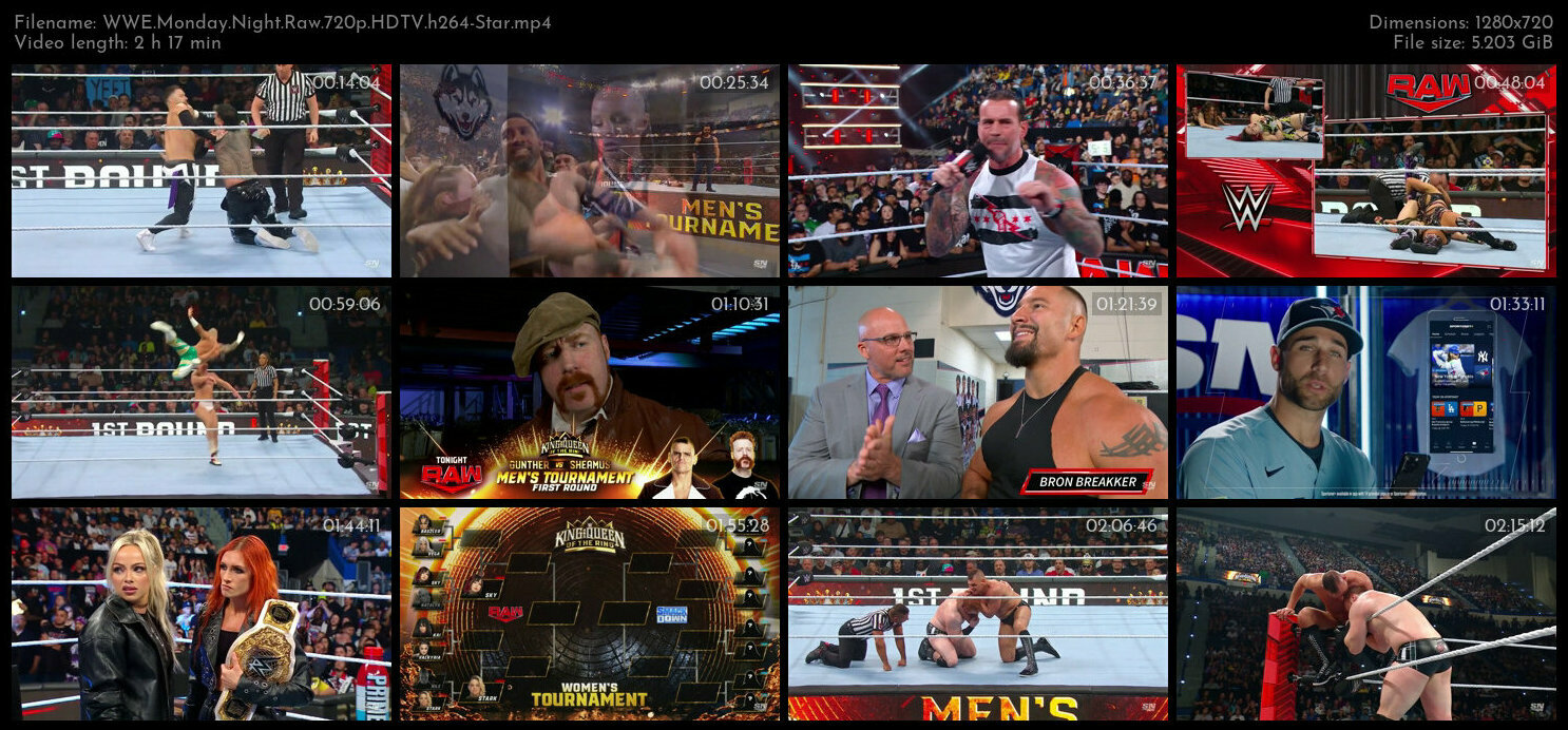 WWE Monday Night Raw 720p HDTV h264 Star TGx
