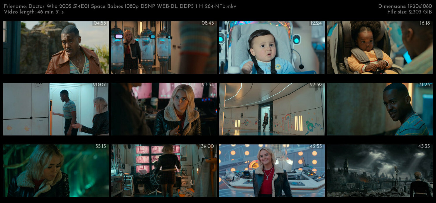 Doctor Who 2005 S14E01 Space Babies 1080p DSNP WEB DL DDP5 1 H 264 NTb TGx