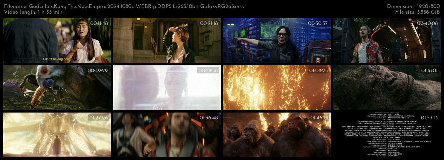 Godzilla x Kong The New Empire 2024 1080p WEBRip DDP5 1 x265 10bit GalaxyRG265
