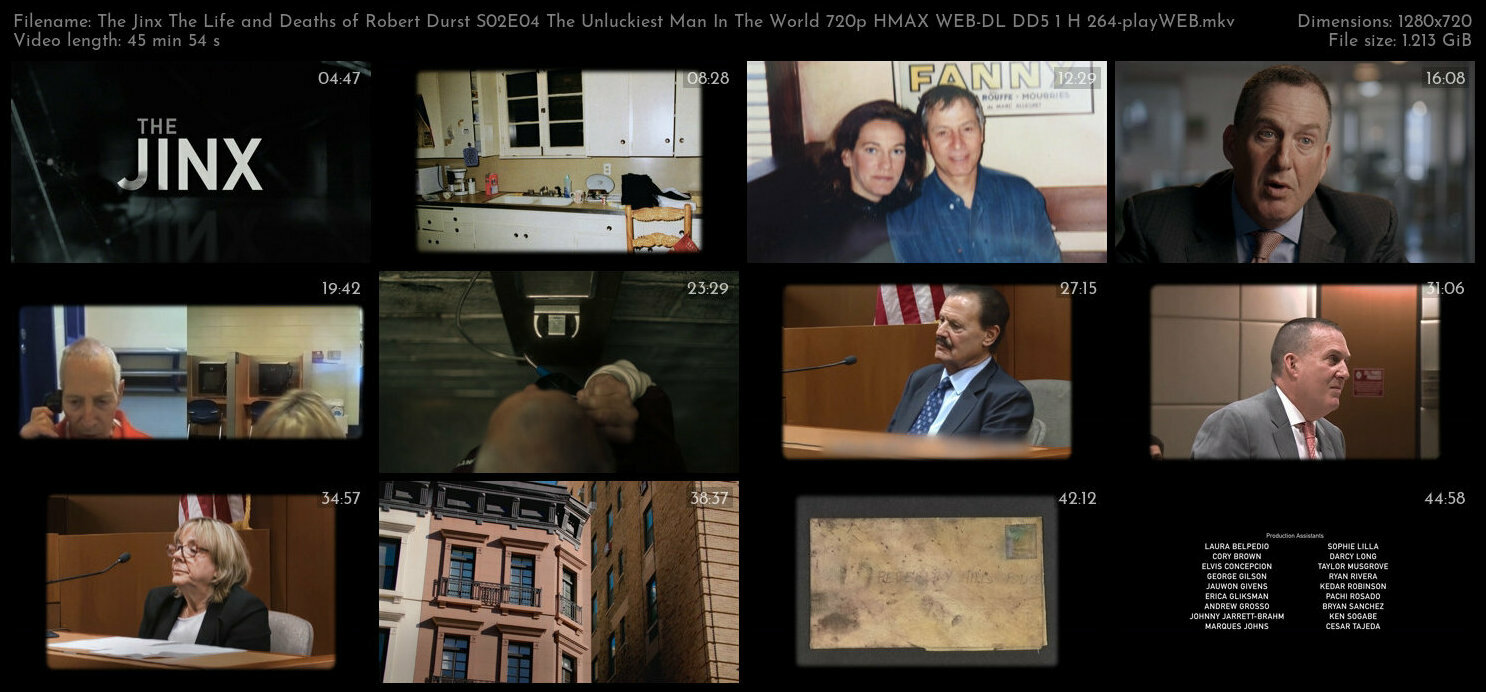 The Jinx The Life and Deaths of Robert Durst S02E04 The Unluckiest Man In The World 720p HMAX WEB DL