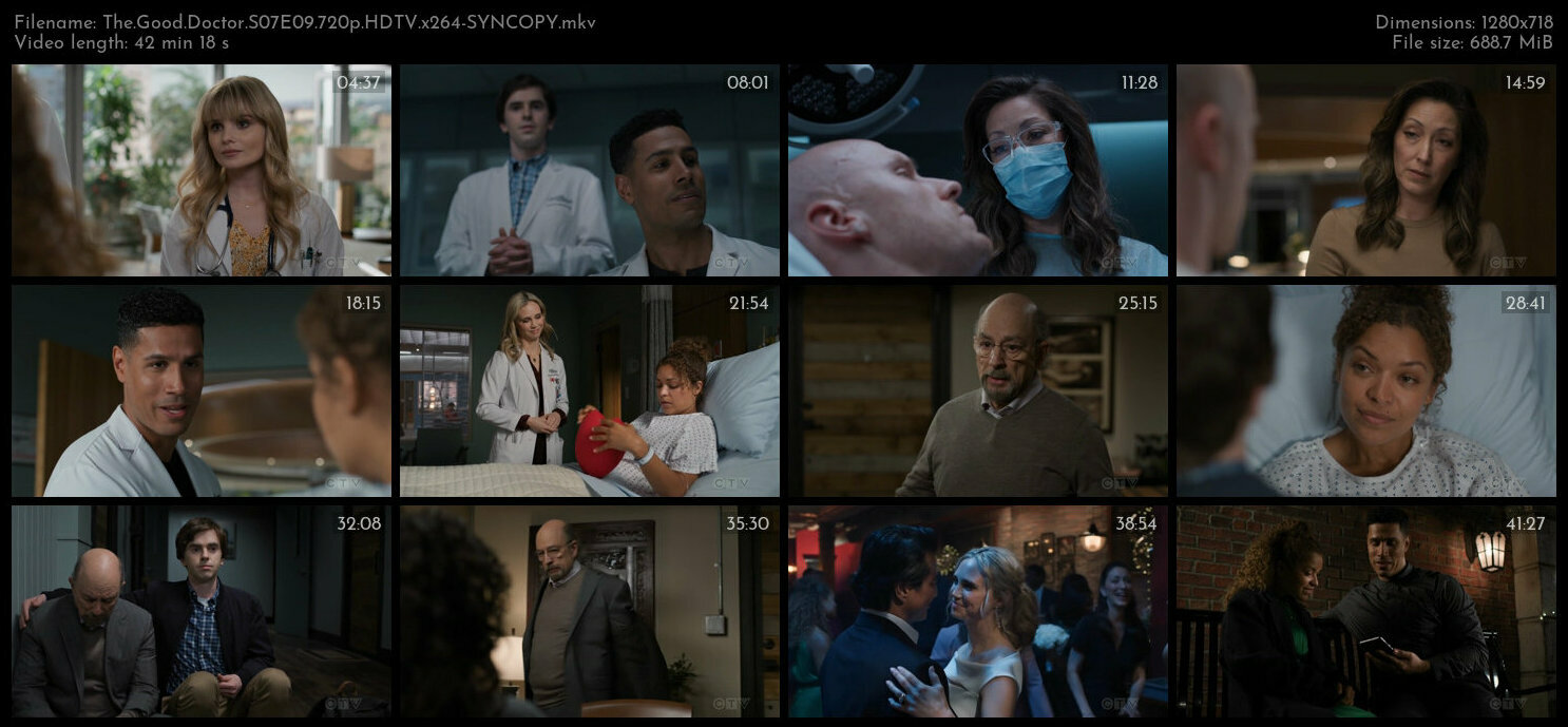The Good Doctor S07E09 720p HDTV x264 SYNCOPY TGx