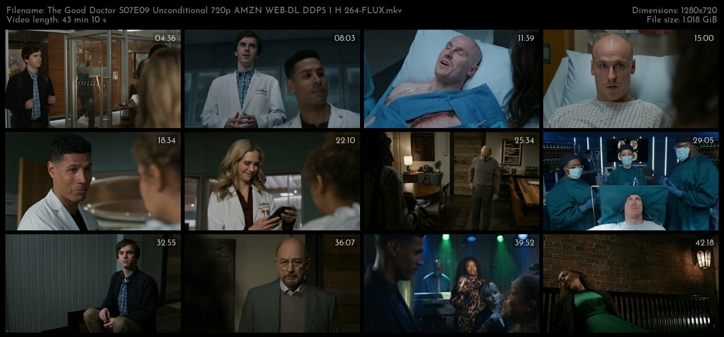 The Good Doctor S07E09 Unconditional 720p AMZN WEB DL DDP5 1 H 264 FLUX TGx