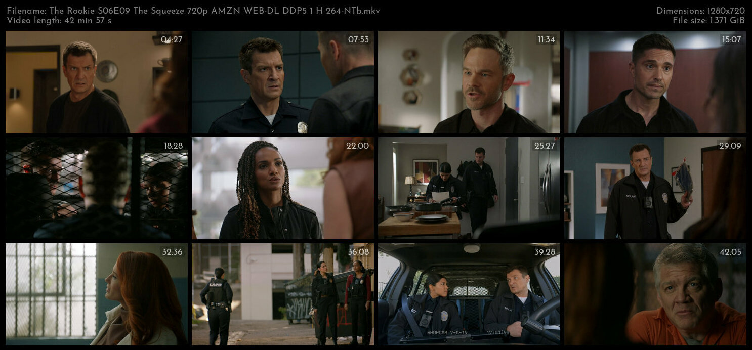 The Rookie S06E09 The Squeeze 720p AMZN WEB DL DDP5 1 H 264 NTb TGx