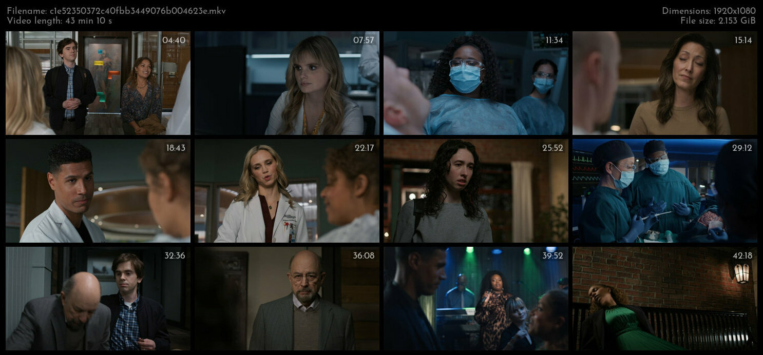 The Good Doctor S07E09 Unconditional 1080p AMZN WEB DL DDP5 1 H 264 NTb TGx