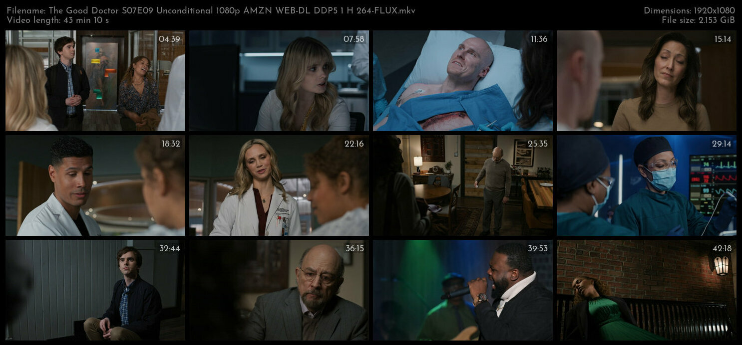 The Good Doctor S07E09 Unconditional 1080p AMZN WEB DL DDP5 1 H 264 FLUX TGx