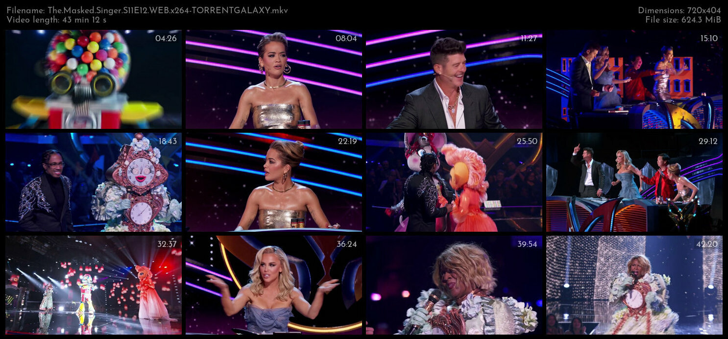 The Masked Singer S11E12 WEB x264 TORRENTGALAXY
