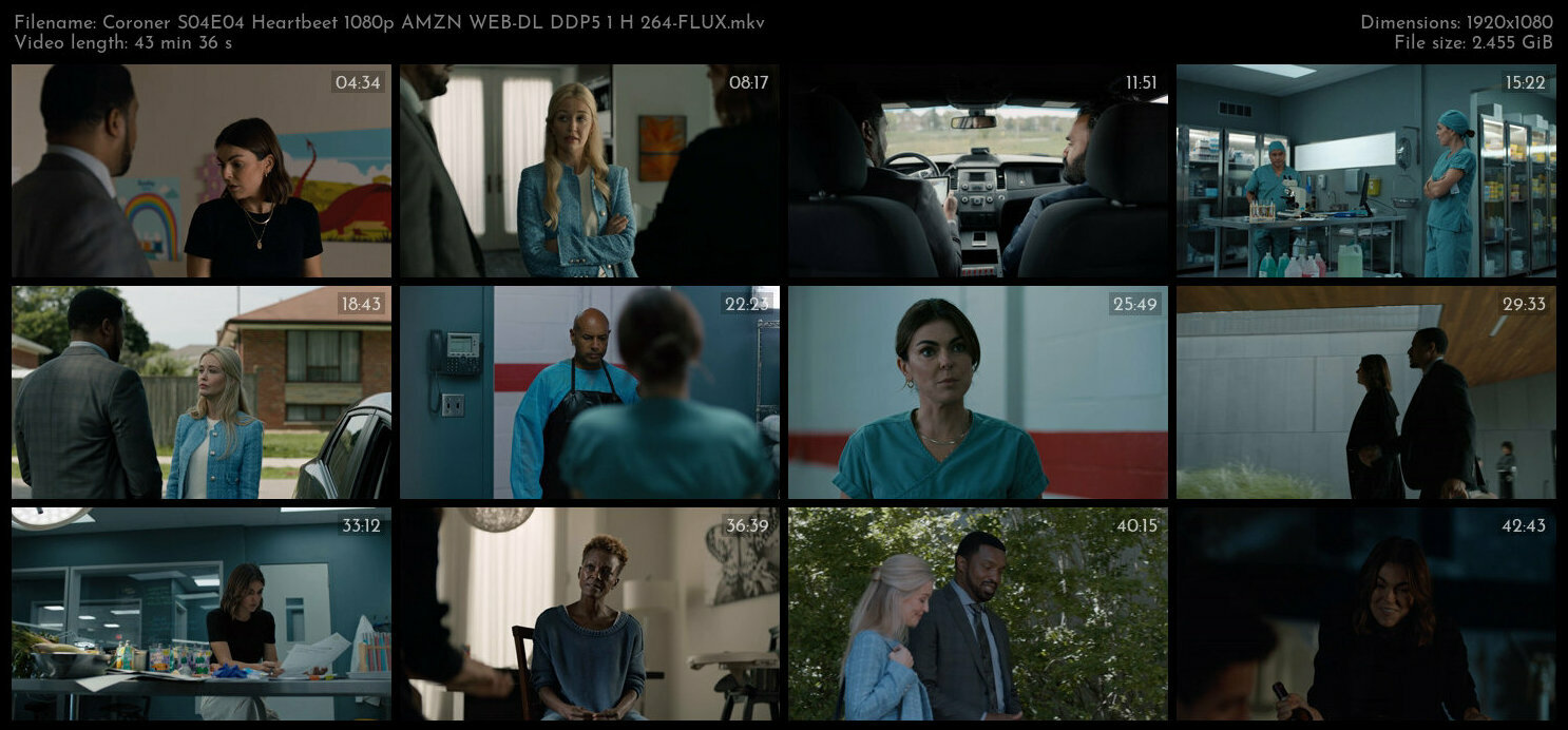 Coroner S04E04 Heartbeet 1080p AMZN WEB DL DDP5 1 H 264 FLUX TGx