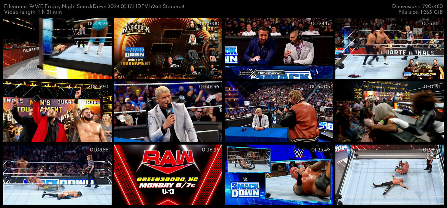 WWE Friday Night SmackDown 2024 05 17 HDTV h264 Star TGx