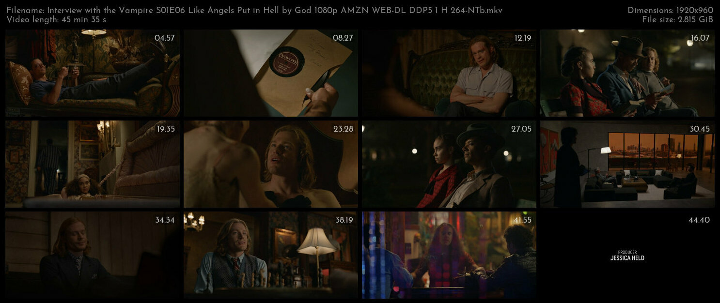 Interview with the Vampire S01E06 Like Angels Put in Hell by God 1080p AMZN WEB DL DDP5 1 H 264 NTb