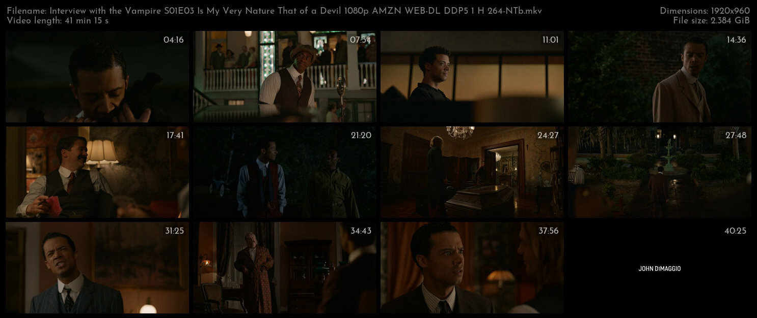 Interview with the Vampire S01E03 Is My Very Nature That of a Devil 1080p AMZN WEB DL DDP5 1 H 264 N