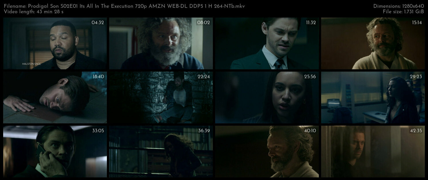 Prodigal Son S02E01 Its All In The Execution 720p AMZN WEB DL DDP5 1 H 264 NTb TGx