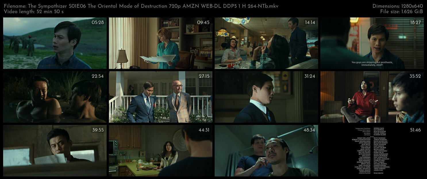 The Sympathizer S01E06 The Oriental Mode of Destruction 720p AMZN WEB DL DDP5 1 H 264 NTb TGx