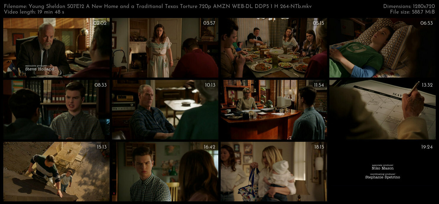 Young Sheldon S07E12 A New Home and a Traditional Texas Torture 720p AMZN WEB DL DDP5 1 H 264 NTb TG