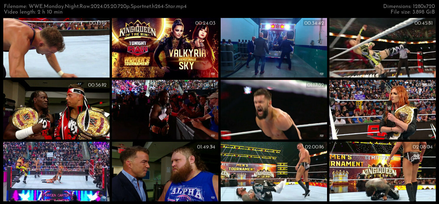 WWE Monday Night Raw 2024 05 20 720p Sportnet h264 Star TGx