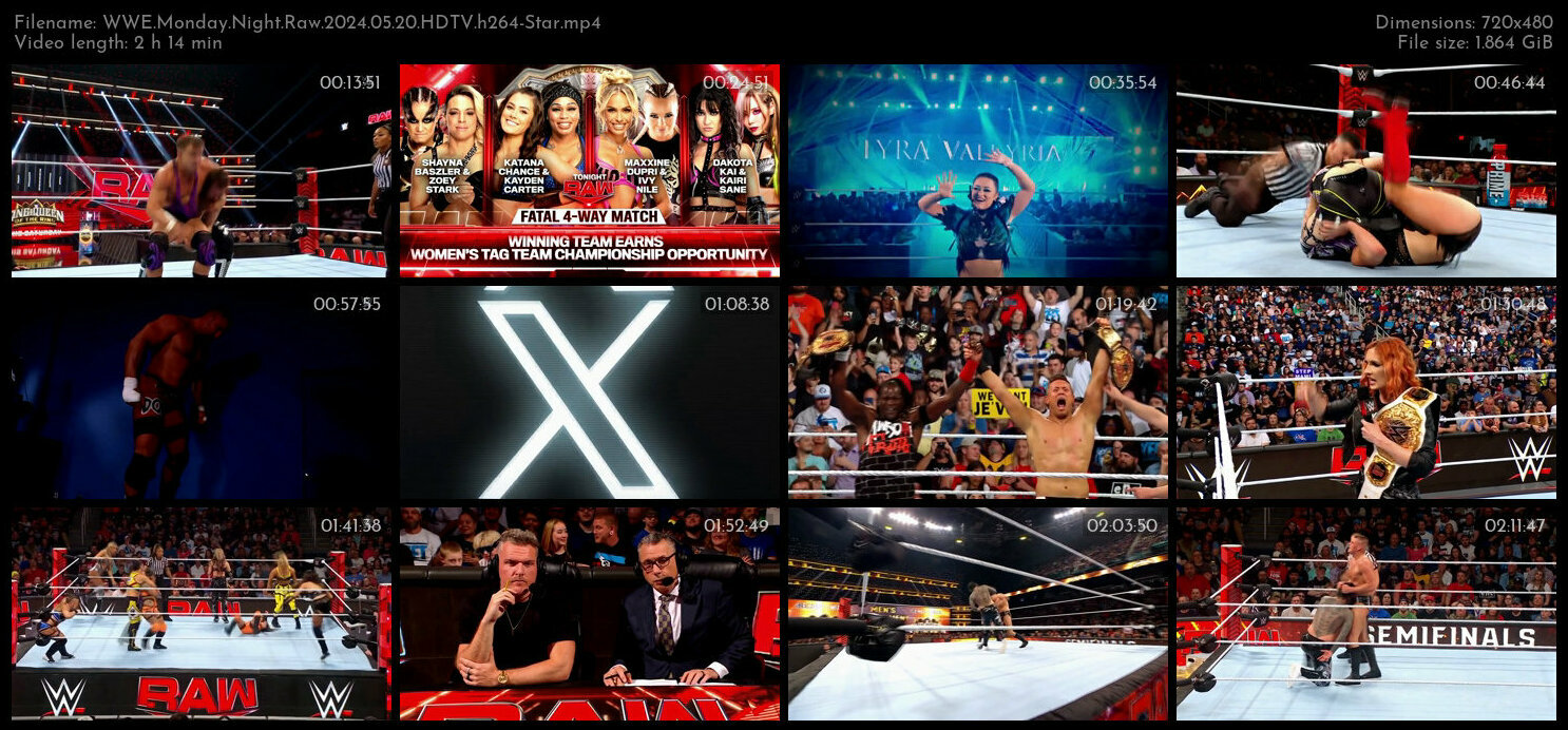 WWE Monday Night Raw 2024 05 20 HDTV h264 Star TGx