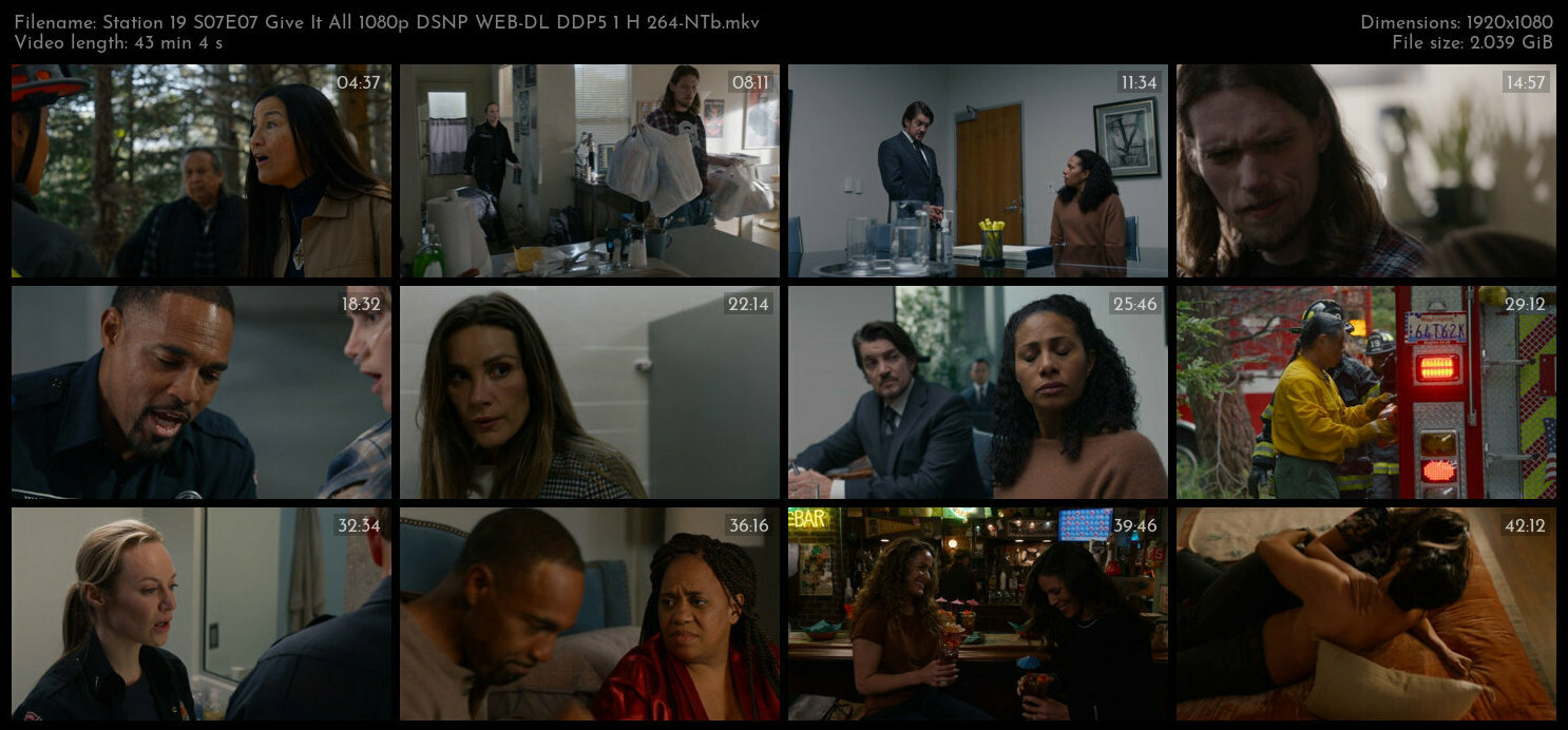 Station 19 S07E07 Give It All 1080p DSNP WEB DL DDP5 1 H 264 NTb TGx