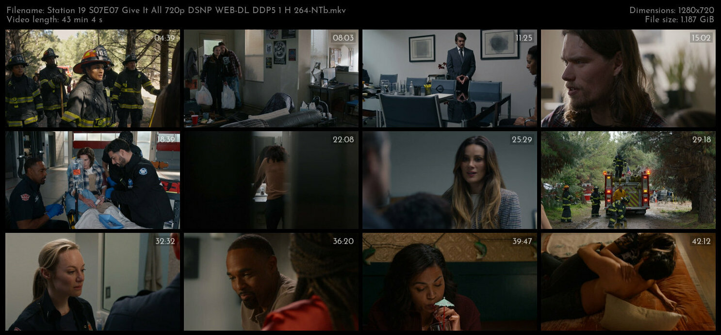 Station 19 S07E07 Give It All 720p DSNP WEB DL DDP5 1 H 264 NTb TGx