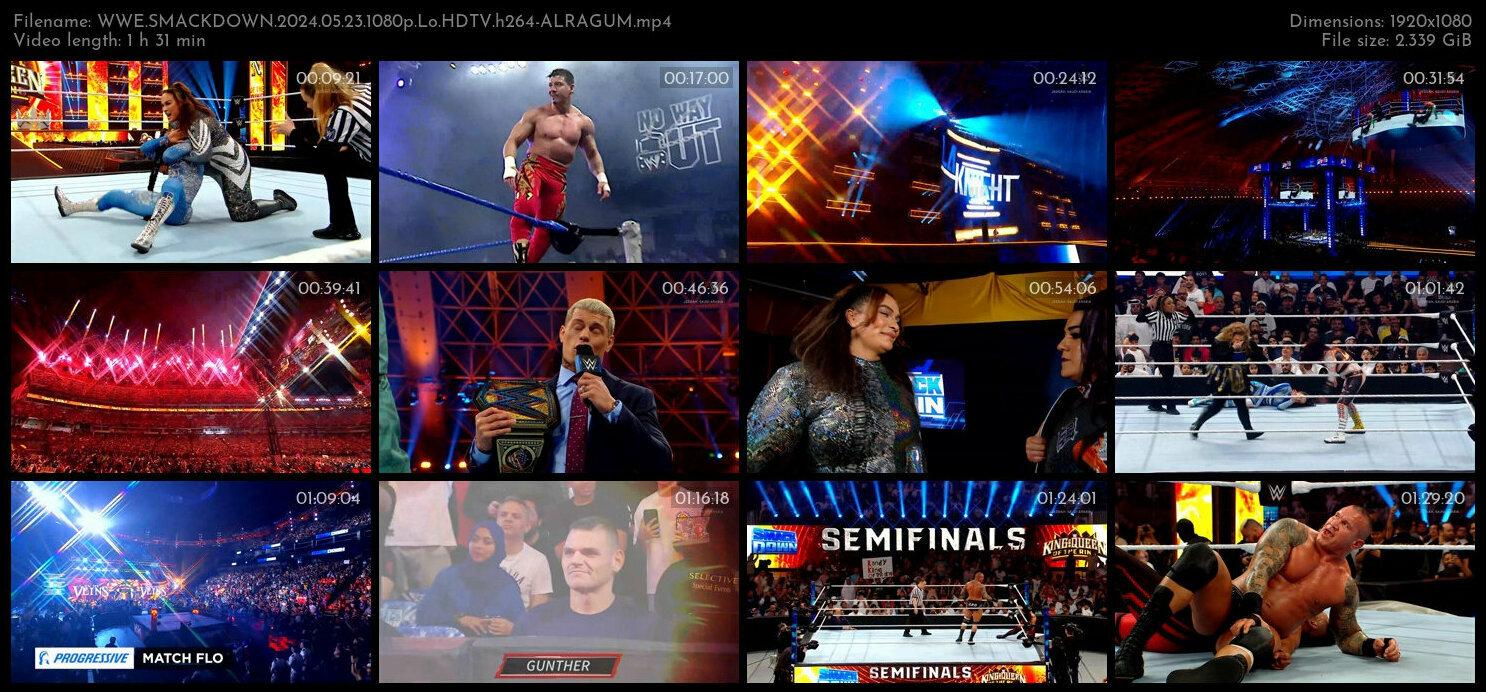WWE SMACKDOWN 2024 05 23 1080p Lo HDTV h264 ALRAGUM TGx