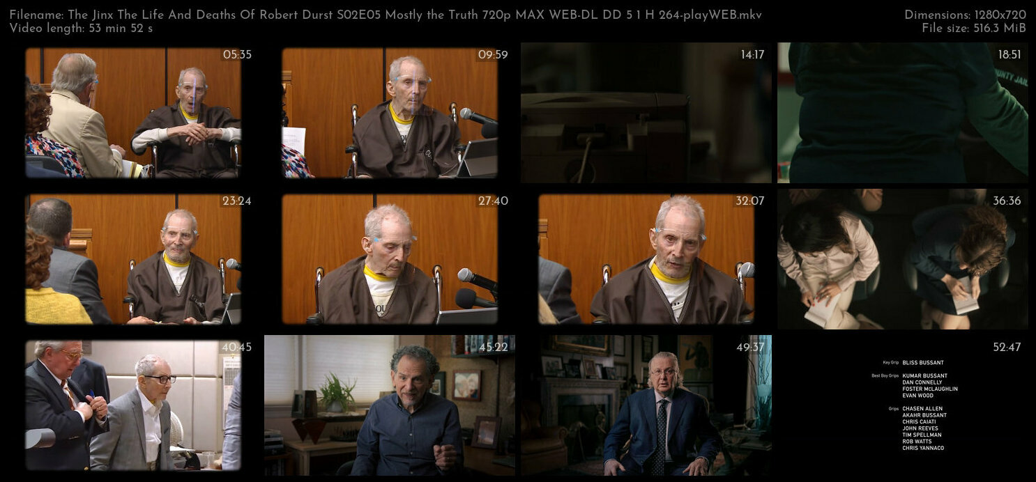 The Jinx The Life And Deaths Of Robert Durst S02E05 Mostly the Truth 720p MAX WEB DL DD 5 1 H 264 pl