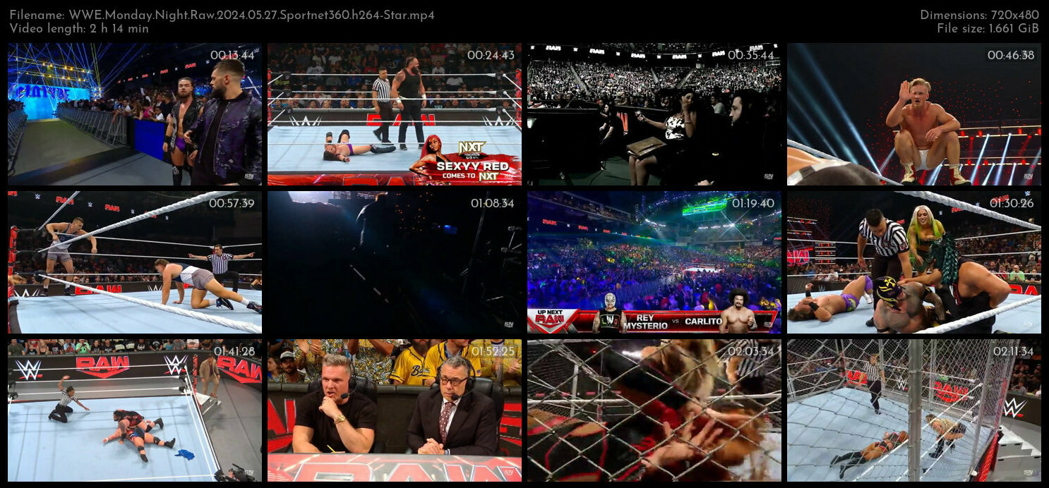 WWE Monday Night Raw 2024 05 27 Sportnet360 h264 Star TGx