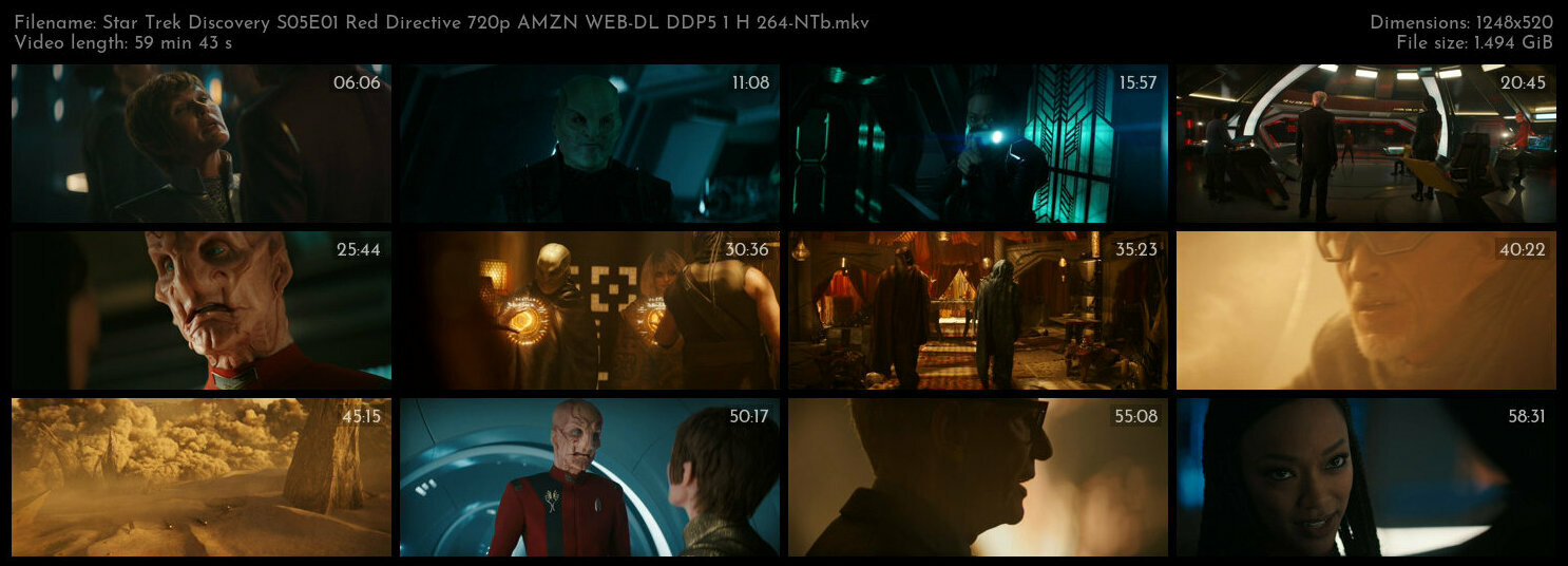 Star Trek Discovery S05E01 Red Directive 720p AMZN WEB DL DDP5 1 H 264 NTb TGx