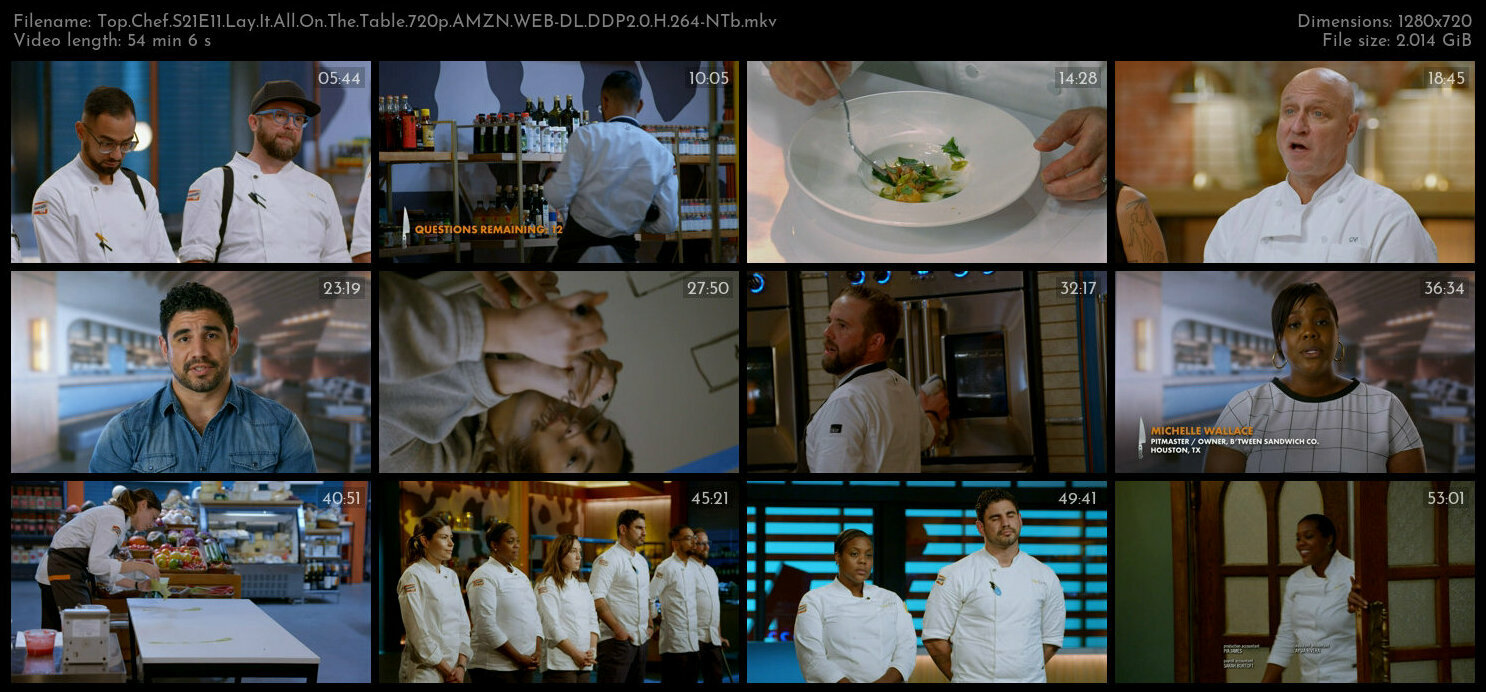 Top Chef S21E11 Lay It All On The Table 720p AMZN WEB DL DDP2 0 H 264 NTb TGx