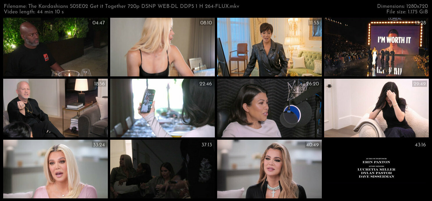 The Kardashians S05E02 Get it Together 720p DSNP WEB DL DDP5 1 H 264 FLUX TGx