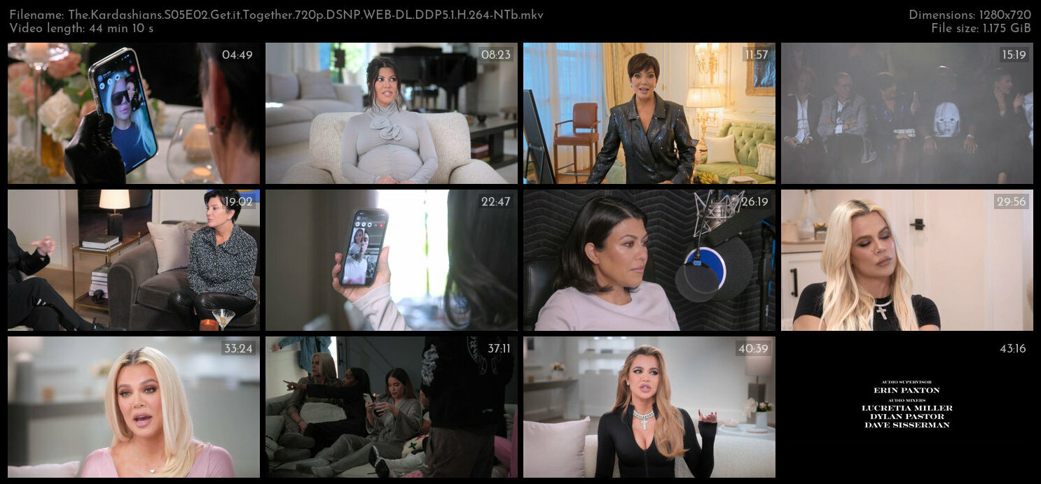 The Kardashians S05E02 Get it Together 720p DSNP WEB DL DDP5 1 H 264 NTb TGx