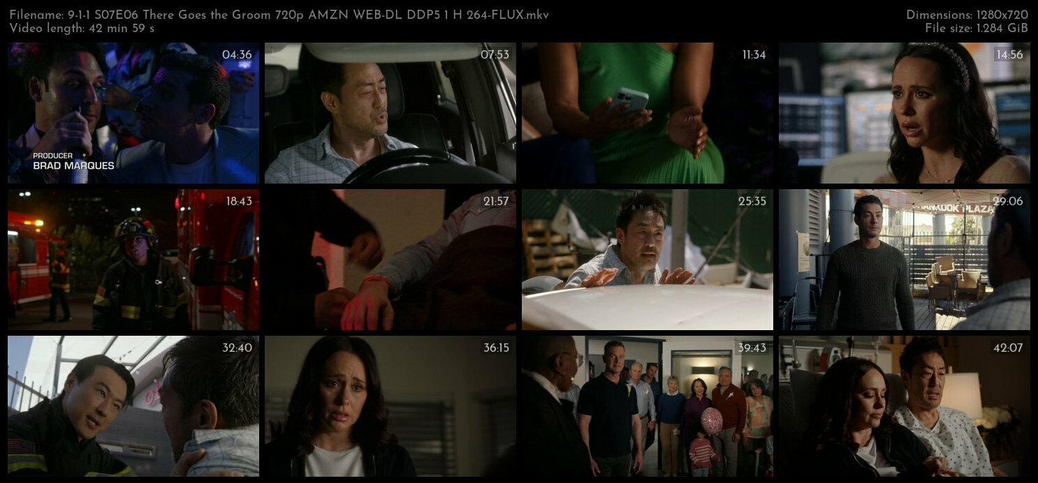 9 1 1 S07E06 There Goes the Groom 720p AMZN WEB DL DDP5 1 H 264 FLUX TGx