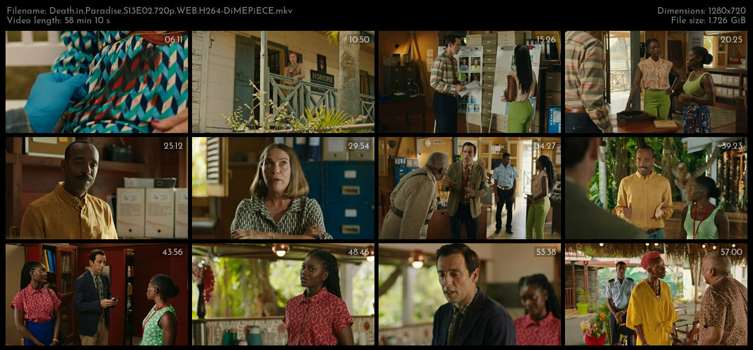 Death in Paradise S13E02 720p WEB H264 DiMEPiECE TGx