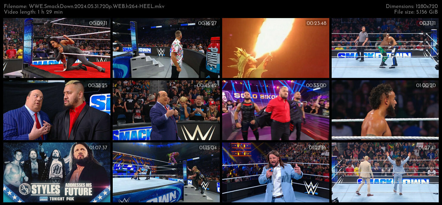 WWE SmackDown 2024 05 31 720p WEB h264 HEEL TGx