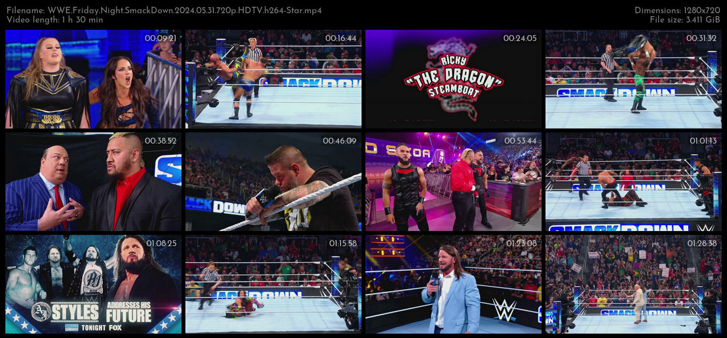 WWE Friday Night SmackDown 2024 05 31 720p HDTV h264 Star TGx