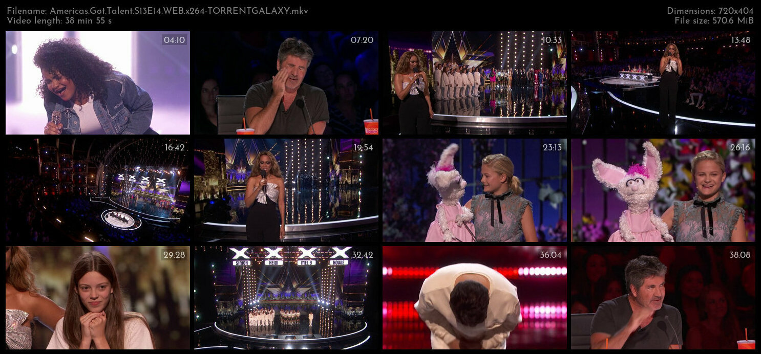 Americas Got Talent S13E14 WEB x264 TORRENTGALAXY