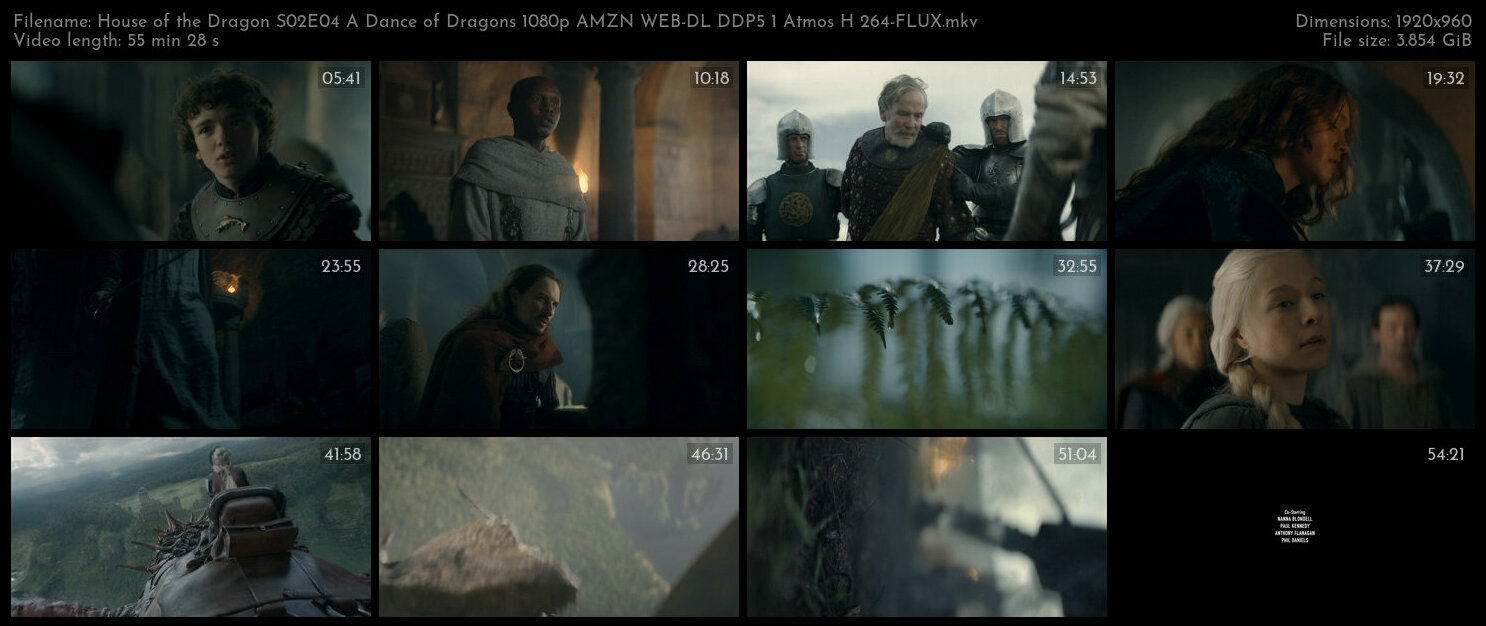 House of the Dragon S02E04 A Dance of Dragons 1080p AMZN WEB DL DDP5 1 Atmos H 264 FLUX TGx