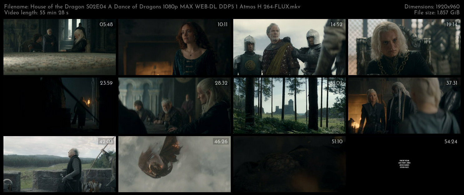 House of the Dragon S02E04 A Dance of Dragons 1080p MAX WEB DL DDP5 1 Atmos H 264 FLUX TGx