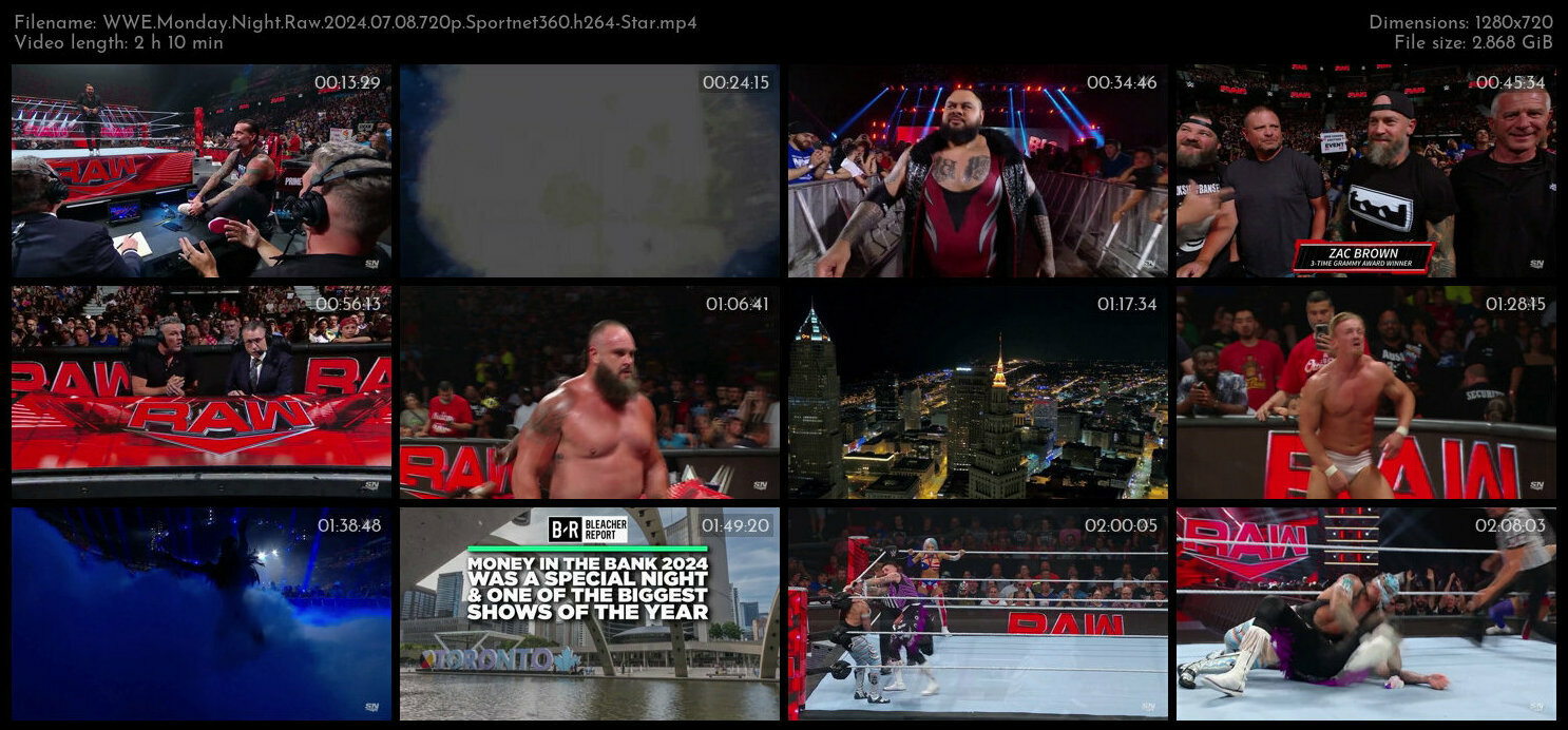 WWE Monday Night Raw 2024 07 08 720p Sportnet360 h264 Star TGx