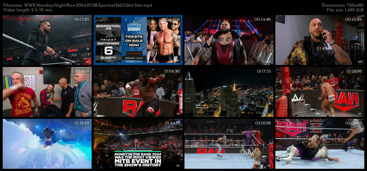 WWE Monday Night Raw 2024 07 08 Sportnet360 h264 Star TGx