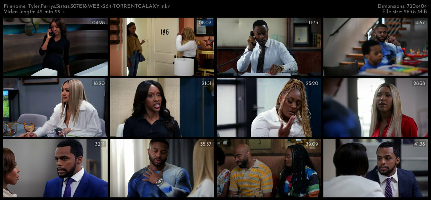 Tyler Perrys Sistas S07E18 WEB x264 TORRENTGALAXY