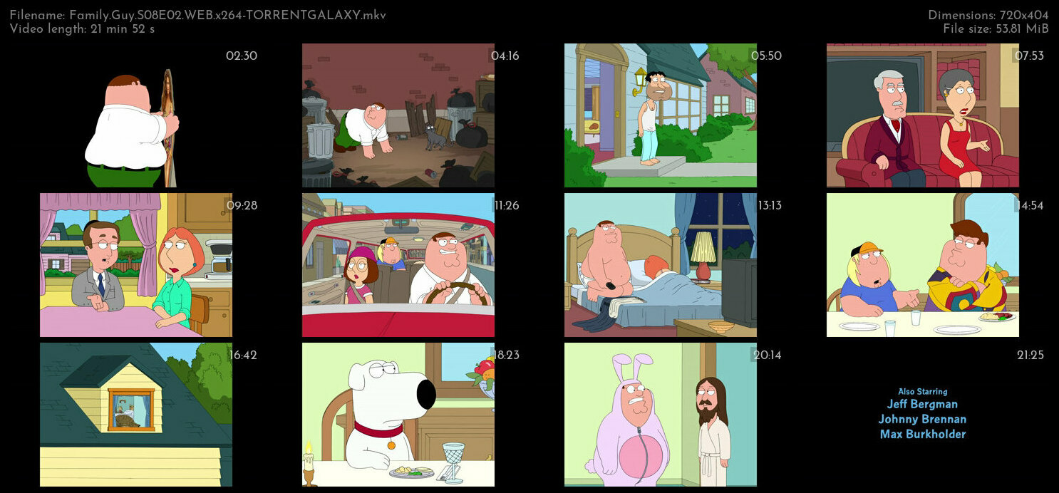 Family Guy S08E02 WEB x264 TORRENTGALAXY