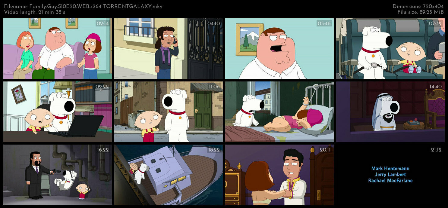 Family Guy S10E20 WEB x264 TORRENTGALAXY